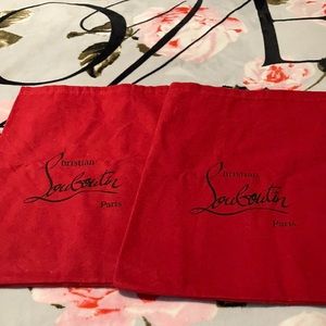 ❤️ SET OF LOUBOUTIN DUST BAGS ❤️